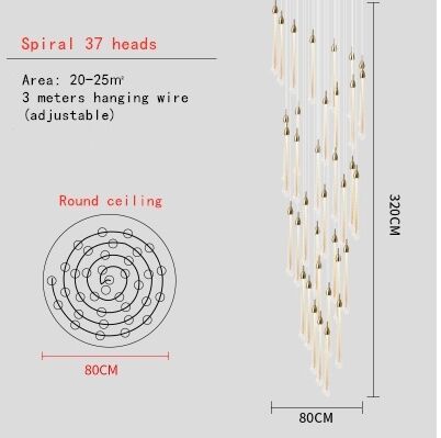 DIA80cm 37Heads