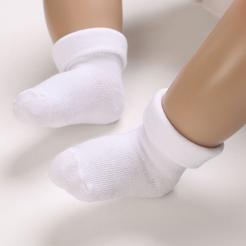 5 paren witte sokken