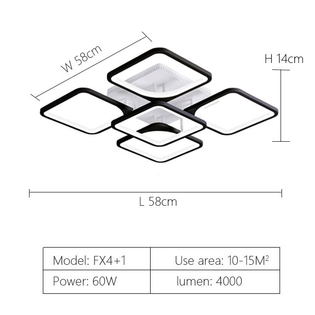 App Black 4 e 1 China con Dimmable RC