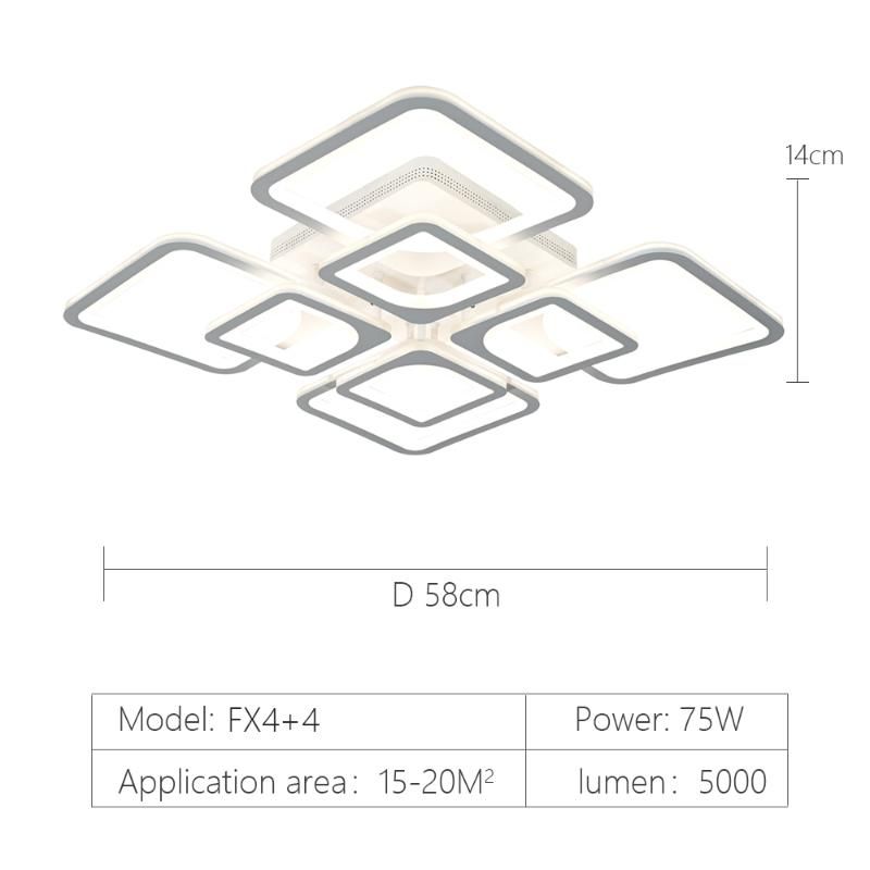 App White 4 e 4 China con Dimmable RC