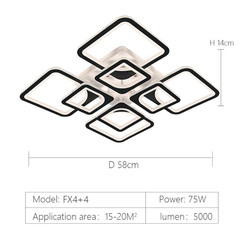 App Black 4 e 4 China con Dimmable RC