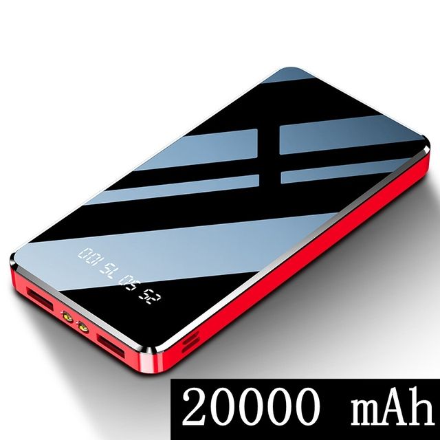 20000MAH الأحمر