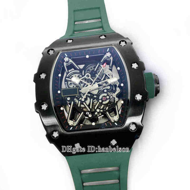 black case (green strap)