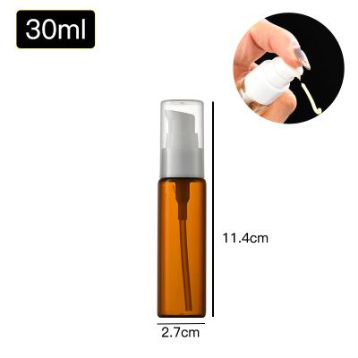 30 ml lotionpump brun flaska