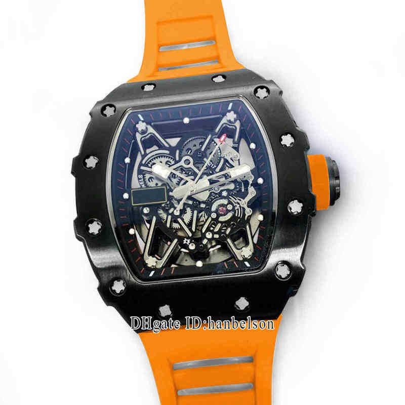 black case (orange strap)