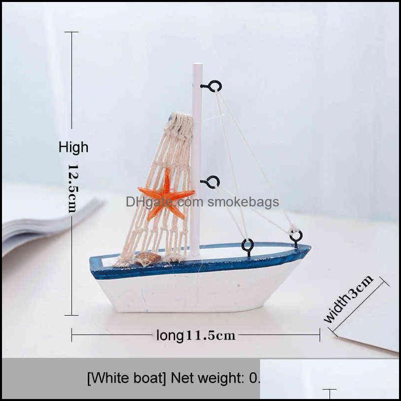 Barco branco-11x3x12.5cm