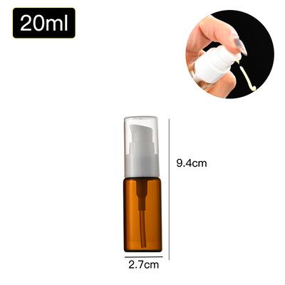 20 ml lotionpump brun flaska