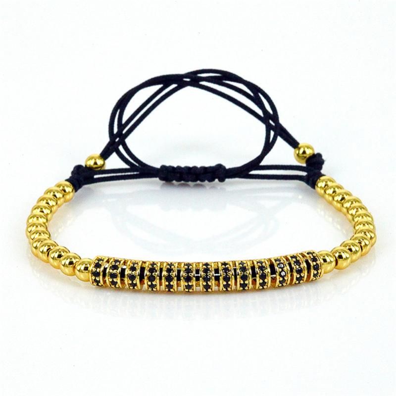 Gold Black Cz