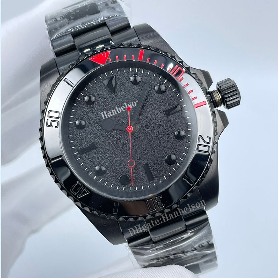 Black steel strap style 1(red)