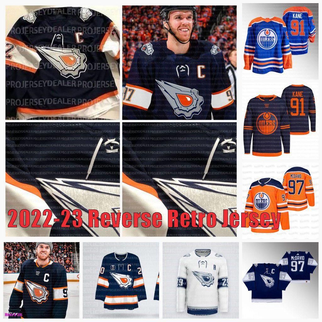 91 Evander Kane 2022 23 Retro Retro Jersey Oilers Connor McDavid