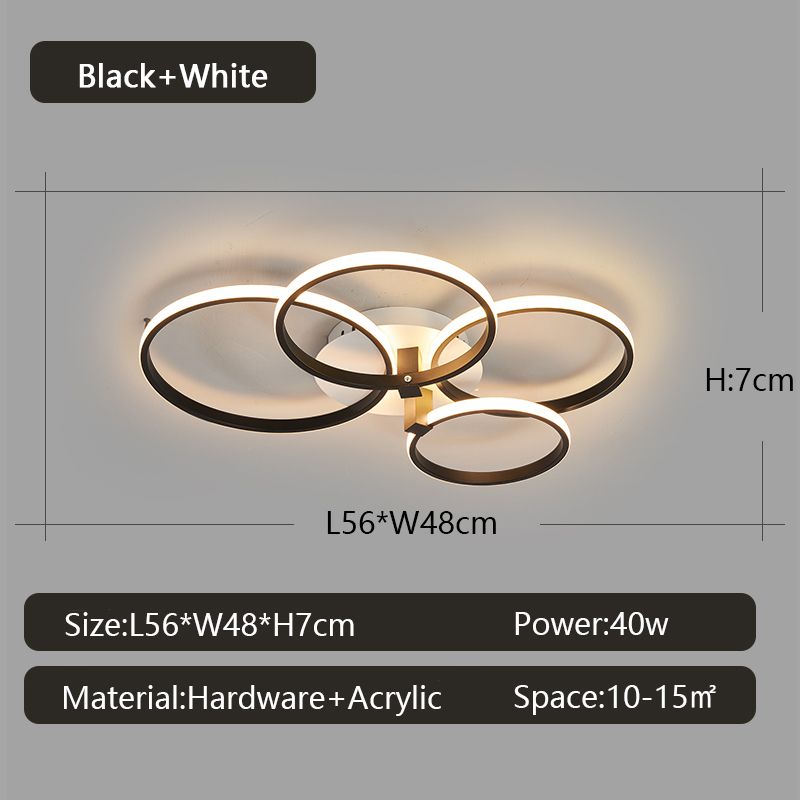 4 bagues 560x480mm Chine Dimmable RC