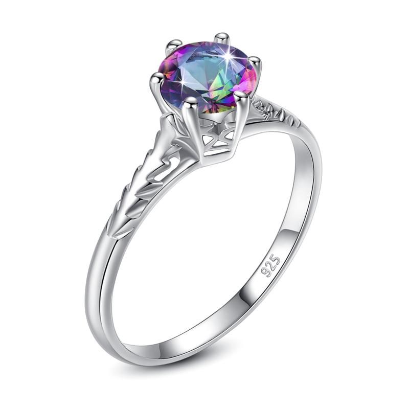 Sliver mystic topaz t sterling sliver