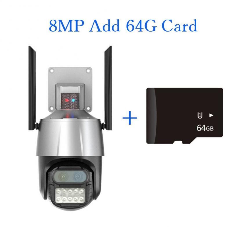 8MP Добавить 64G Card Card China EU Plug 3,6 мм