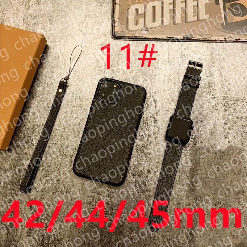 11#[g] Schwarzer Buchstaben 42/44/45mm