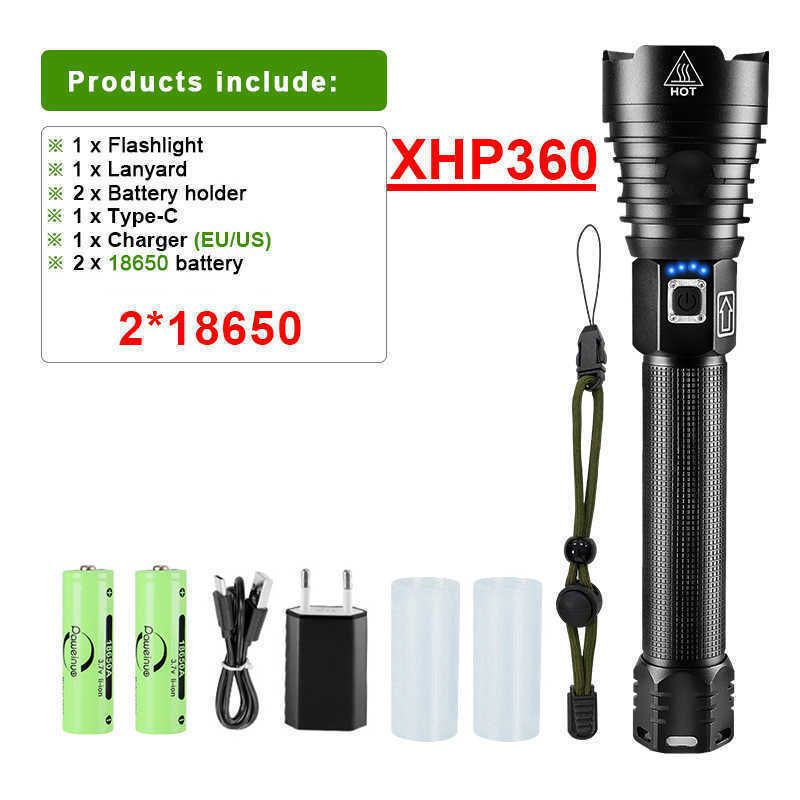Xhp360 c-Led Flashlight