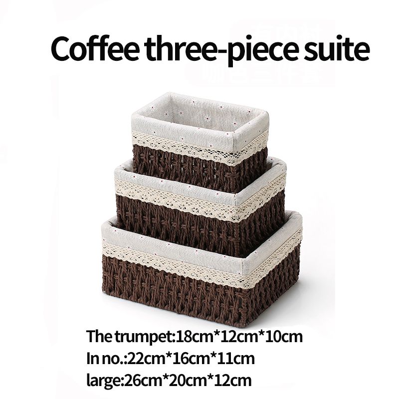 Coffee three-piece suite