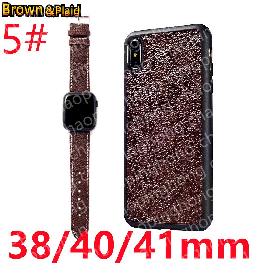 5#[L] Brown Plaid 38/40/41MM