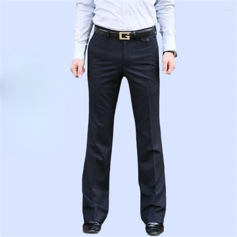 HAORUN Men Bell Bottom Pants Vintage 60s 70s Flare Formal Dress Trousers  Slim Fit - Walmart.com