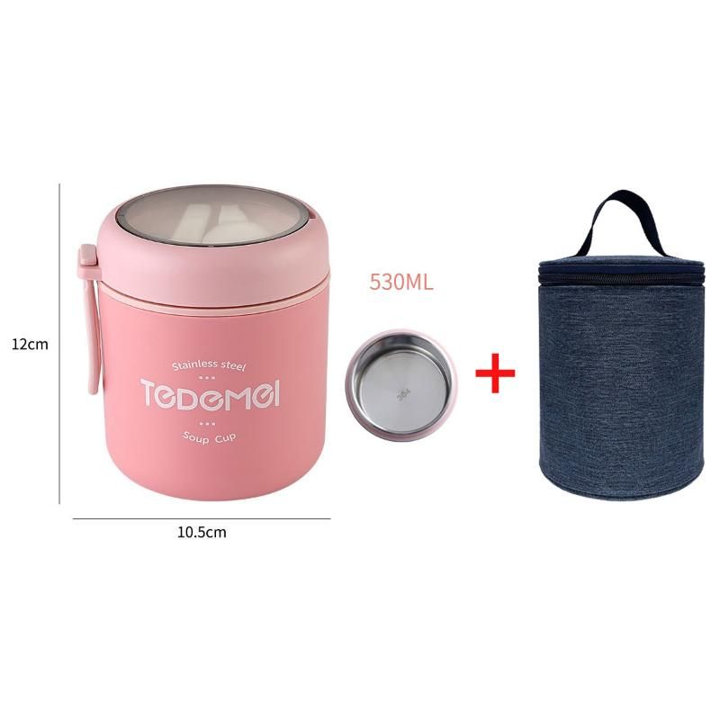 530 ml rose avec des sacs