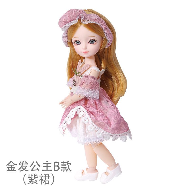 b Pink Dress-Doll with Clothes