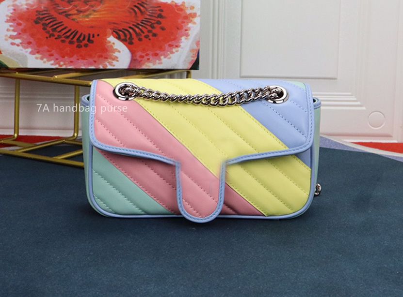 7A Designer Shoulder Cross Bodys Bag Handbag Purse Mini Totes Plain