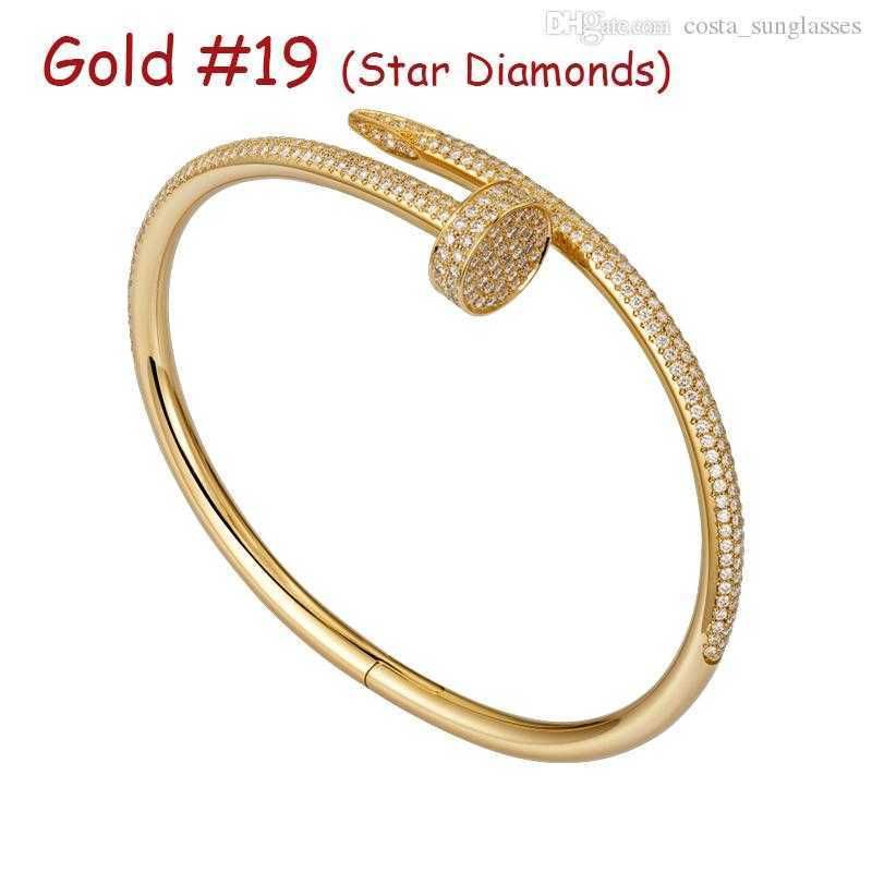 Gold # 19 (diamanti per nail stella)