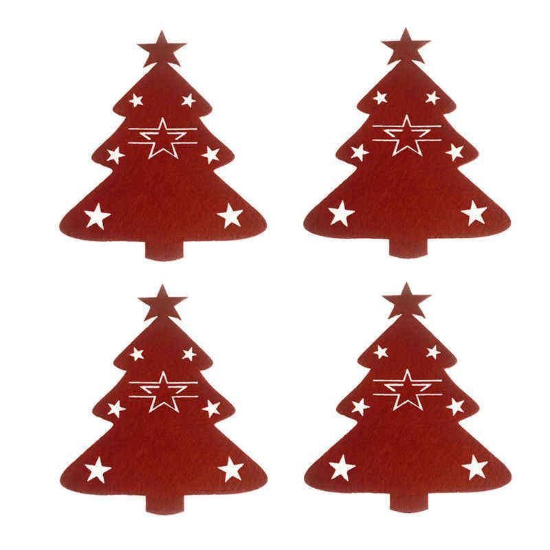 Arbre rouge 4pcs