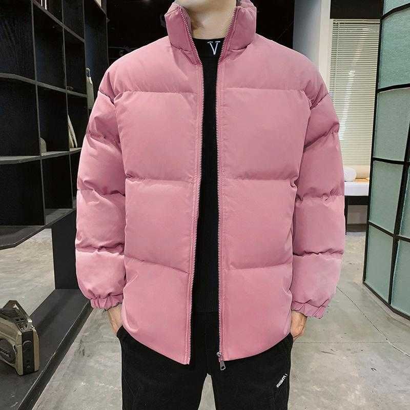 pink parka mens