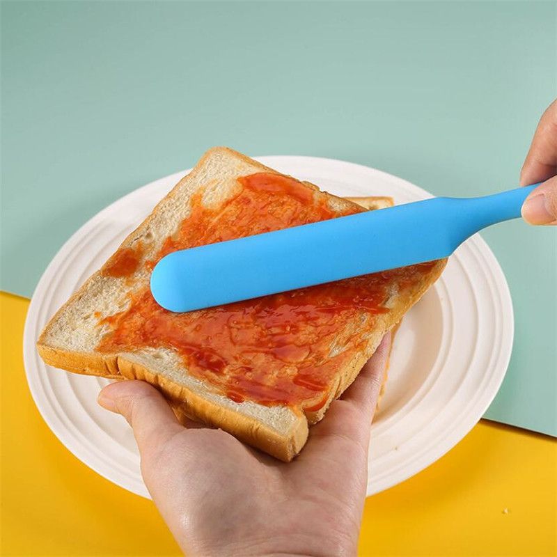 1pc Baking Tool Cream Spatula Scraper, Outdoor Silicone Scraper