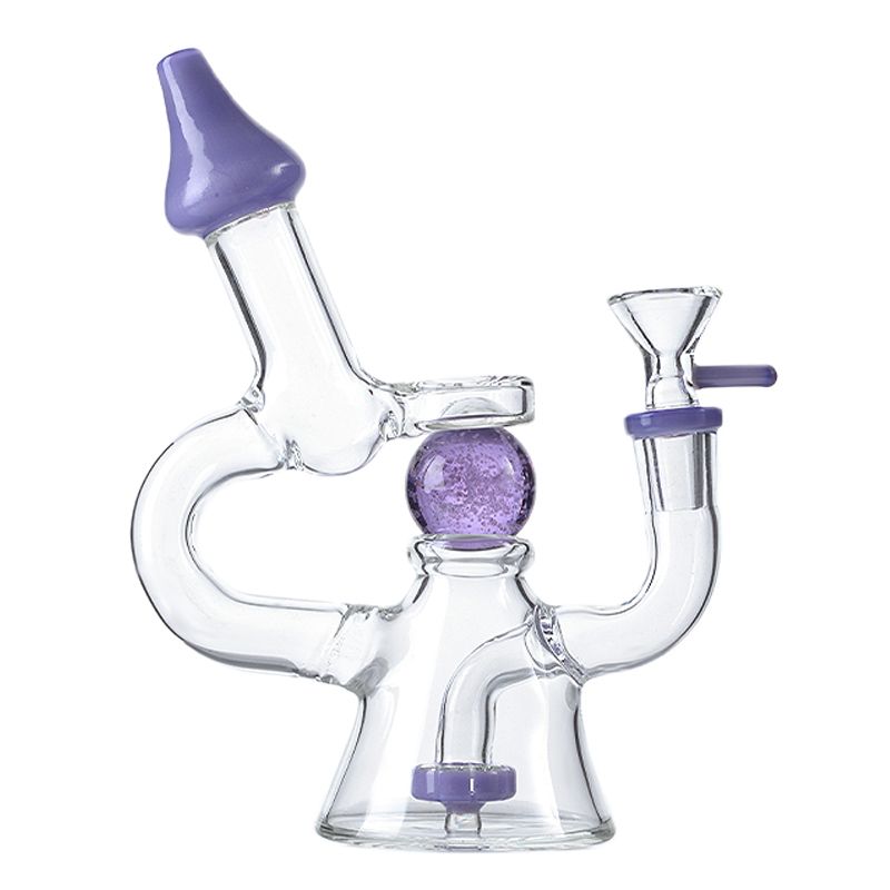 Milk Purple Bong con ciotola