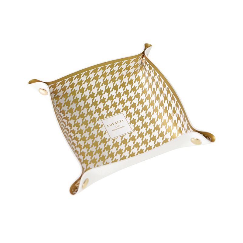Houndstooth-Gold