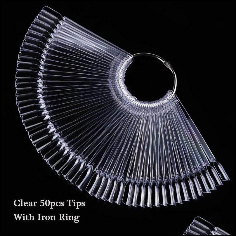 50Pc Clear With Iron Ring