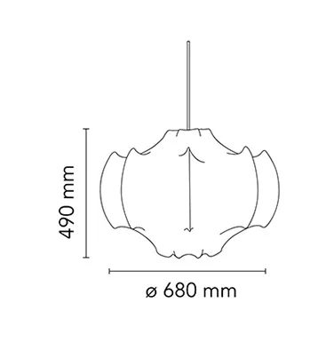 Dia 68cm Çin Soğuk Beyaz