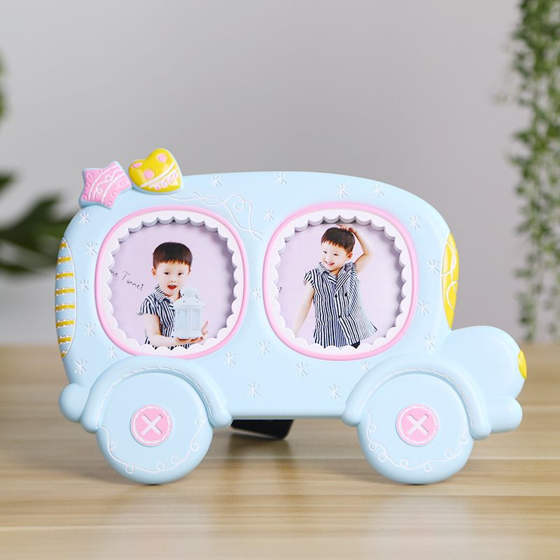 Blue Car Photo Frame