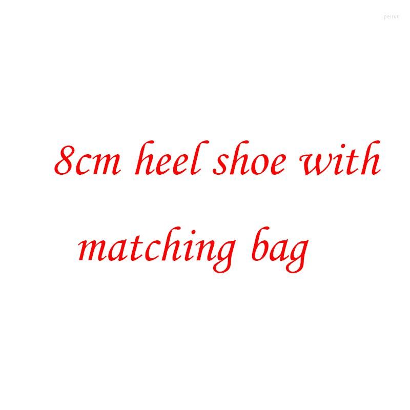 8cm shoe with bag