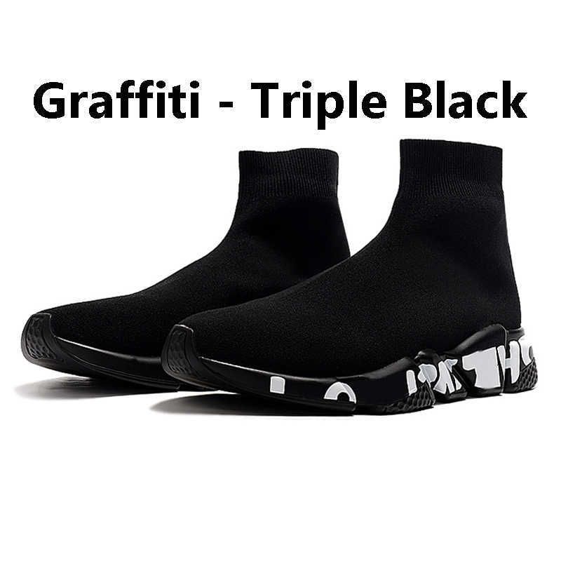 #12 graffiti - triplo nero 36-45