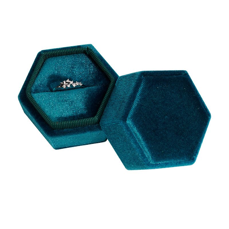 Bule Singgle Ring Box 6x6x6cm