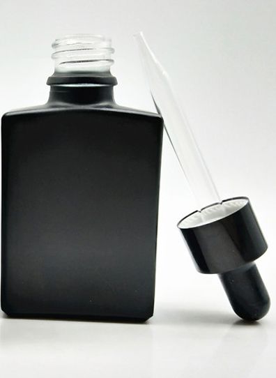 30 ml Flasche+ B schwarze Schraubkappe
