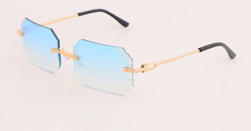 Gold Blue Mirror Lens