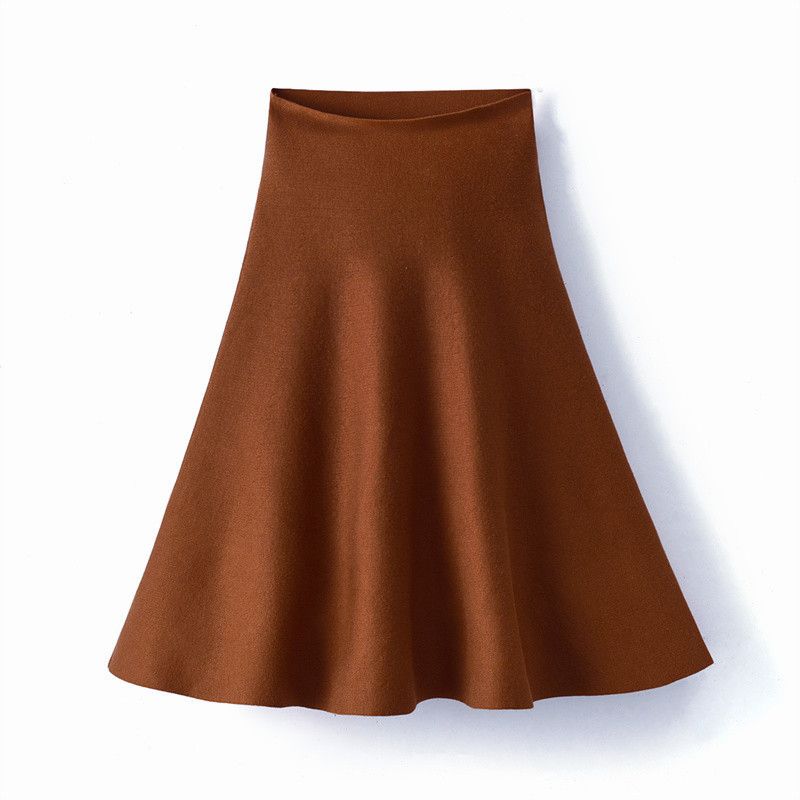 brown skirt