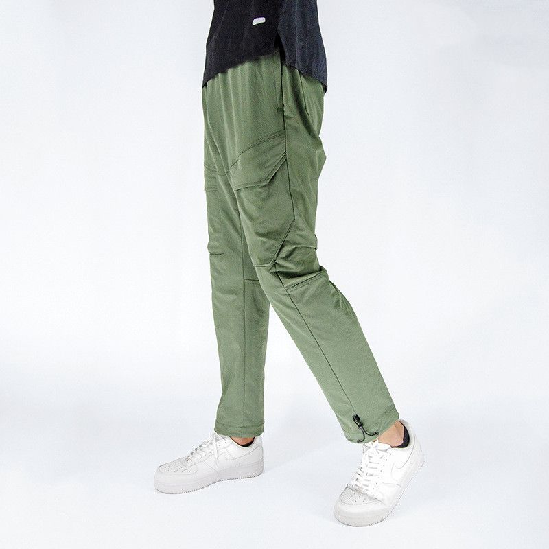 Mens workout pants deals with zipper fly