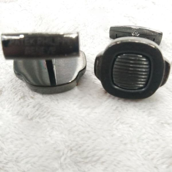 a pair black cufflink
