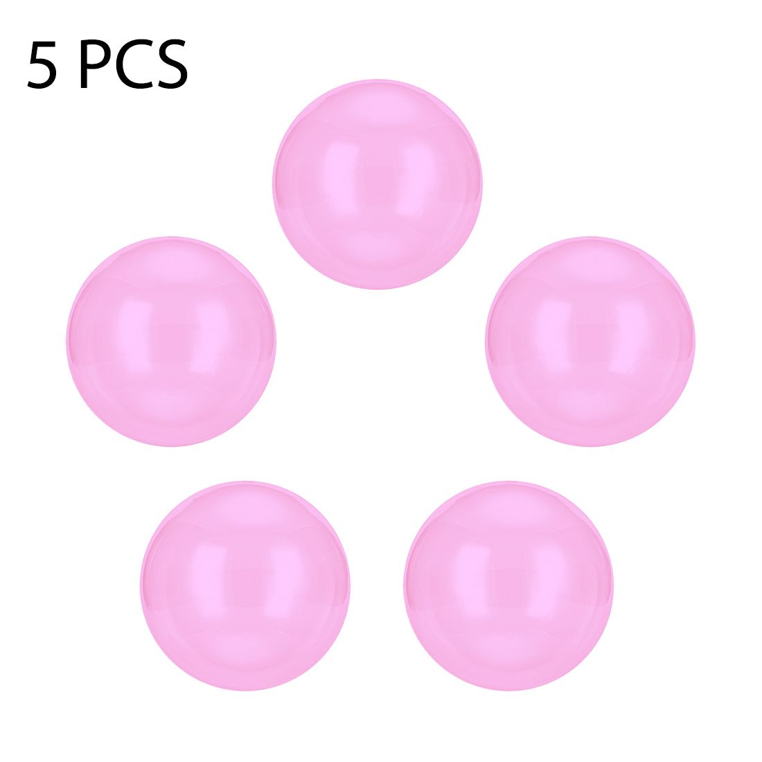 5 pezzi rosa 6 cm