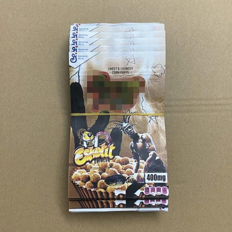 Wholesale Resealable Esketit Mylar Packing Bag CRUNCH BERRIES COCOA