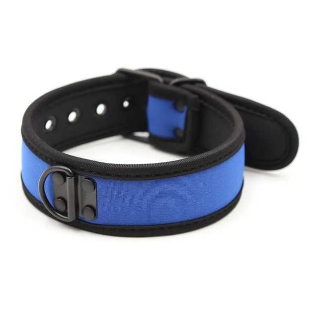 Blaues Halsband