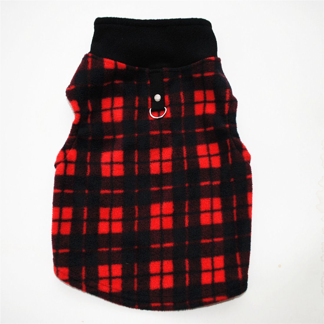 Schwarzer roter Plaid