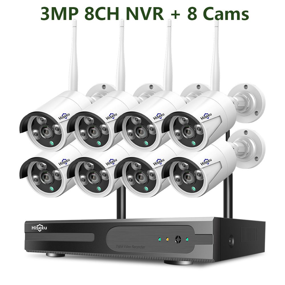 3MP 8CH NVR 8 CAMS-3T