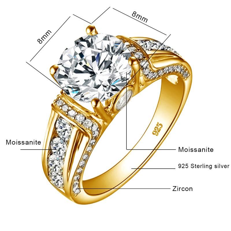China All Moissanites White Gold PLATED2