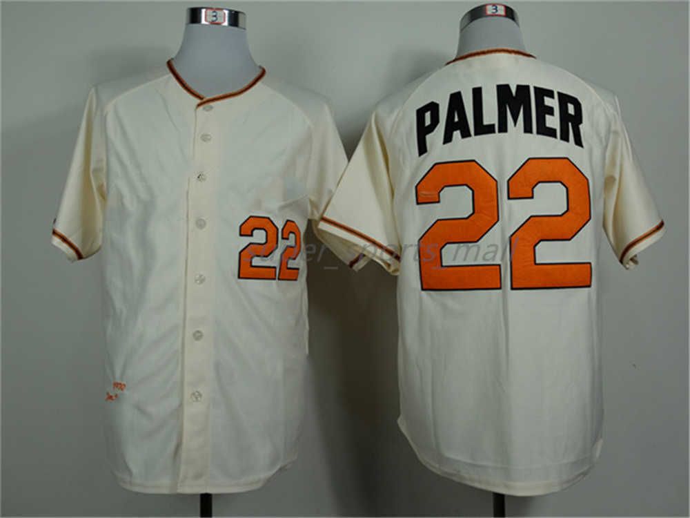 Vintage Mitchell And Ness Baseball Jersey 20 Frank Robinson 22 Jim