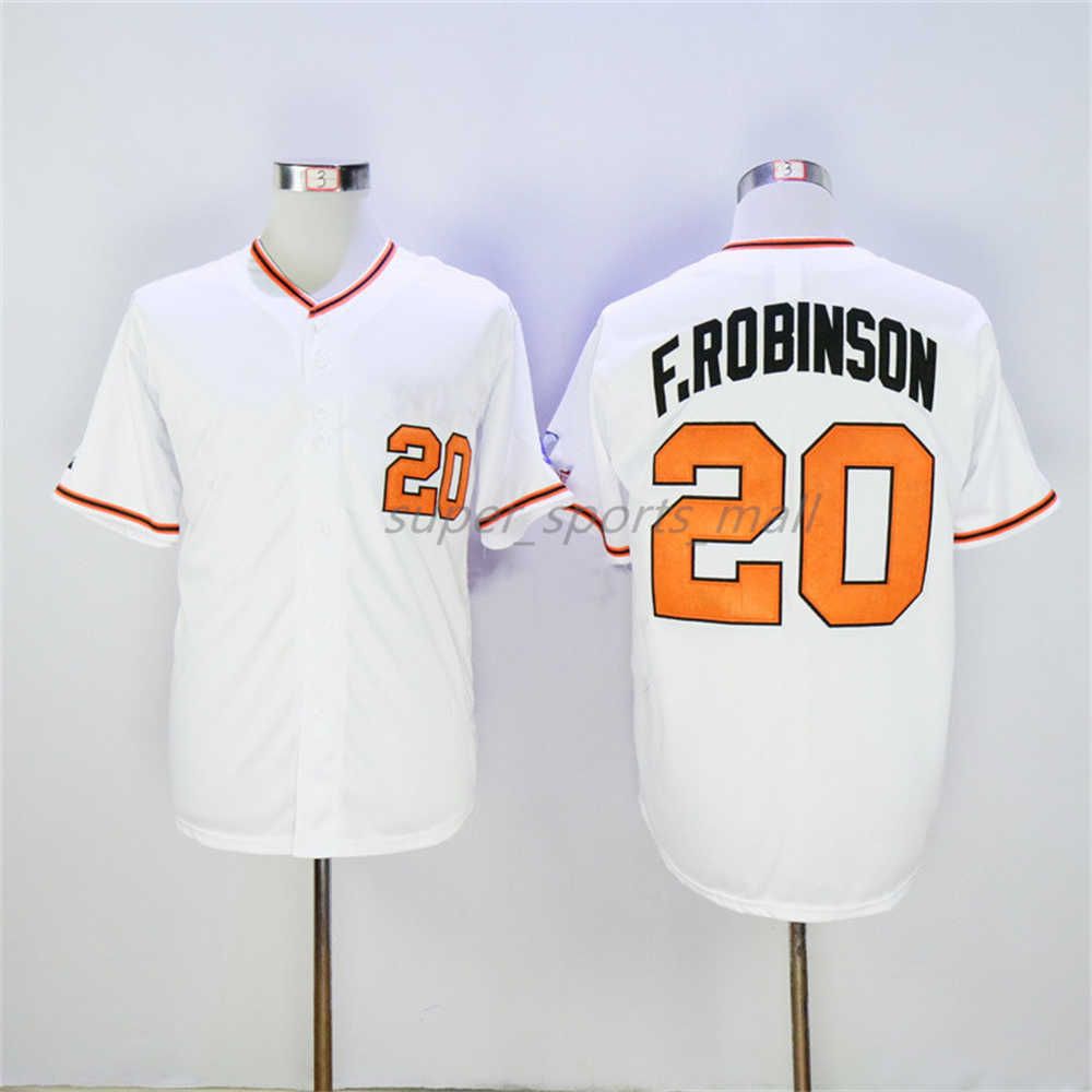 Vintage Mitchell And Ness Baseball Jersey 20 Frank Robinson 22 Jim